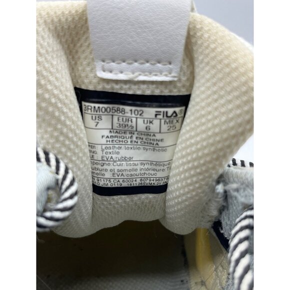 Fila Women's Running Shoes Size 7 Ray Tracer White Black Sneakers 3RM00588-102 - Picture 5 of 7